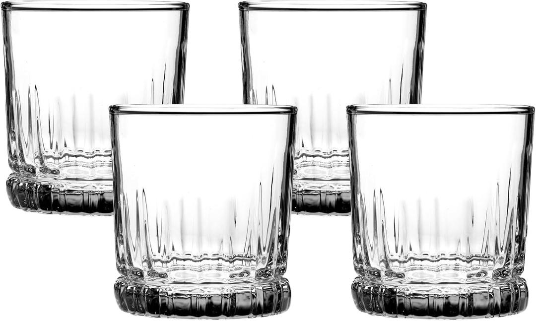 Anchor Hocking Aniston Drinking Glasses (4-Pieces, 11.5-ounce, Dishwasher Safe)
