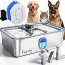Kastty 17L/4.5Gal Large Dog Water Fountain Stainless Steel for Multi-Pet