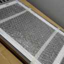 Tanmicoshomy 26 x 40 Inch Rectangle Wall Mirror, Natural Shell Framed Rectangular Mirror for Bathroom, Vanity, Bedroom, Living Room, Entryway, Wall Mounted Horizontal or Vertical, White