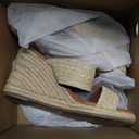 mikarka Slip On Wedge Sandals for Women Open Toe Espadrilles Platform Slides Dressy High Heel Beach Summer Sandal Comfortable Wedges Shoe Mules (8, Natural Raffia)