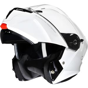 CYRIL Modular Motorcycle Helmet DOT Approved, Flip Up Full Face for Adults, Intercom ready, eyewear friendly with 3 visors (extra smoke shield), light 3.6 lbs build, and carrying bag, Medium