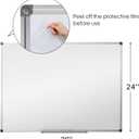 XIWODE 24x36 Inch Magnetic Dry Erase Whiteboard, Silver Aluminum Frame Wall-Mounted, No Ghosting Anti-Stain Easy Clean for Home School Office Conference Room