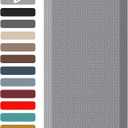 Ophanie Kitchen Mats for Floor, 3/4 Inch Thick Kitchen Rugs, 20'' x 60'' Anti Fatigue Standing Cushioned Mat, Waterproof,Comfort Ergonomic Mat for Office, Home, Sink, Grey Non-Slip Bottom