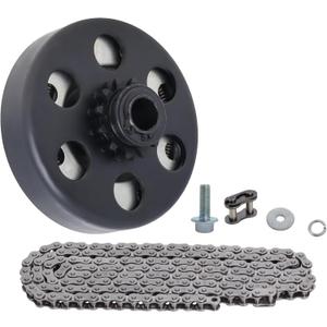 Go Kart Mini Bike Centrifugal Clutch Set - 5/8" Bore, 12 Tooth with #35 Chain & Hardware Kit - Fits Predator 212cc, 2-6.5 HP Engines, Baja, Honda, Lawnmowers & Fun Karts