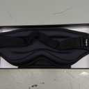 3D Eye Mask Sleep Mask for Men & Women, 100% Pressure-Free & Light Block-Out Eye Mask for Sleep with Easy Adjustable Strap, Night Eye Cover for Travel, Black