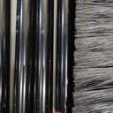 3 in 1 Weeding Wire Metal Brush Tools, Concrete Scrub Deck Brush with Long Handle for Moss, Tough Stains on Paving, Garden, Patio, Pool (Orange)