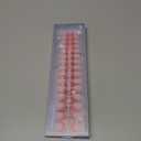 Pink French Tip Press On Nails, OPkssnails 150pcs Deep French Press ON Nails Long Square, Pre-lasting Soft Gel Nails, Soak Off Acrylic False Nails for Nail Art DIY Extension 15 Size