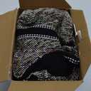 FREMONT AUTO Baja Saddle Car Seat Covers - Durable, Stylish, Universal Fit for Ford, Chevrolet, Dodge Trucks & SUVs - Blanket Style, Bench Seat Cover - Full-Size Pickup (Black)