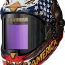 ANDELI Welding Helmet,Panoramic 180 3.94"X3.74"Large Viewing True Color Solar Powered Auto Darkening Welding Helmet with Side View 4 Arc Sensor 4/5-8/9-13 Welder Mask MONERAE (EXP 08/09/26)