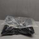 Frienda 300 Pcs 116mm Black Plastic Tubes Bulk Plastic Tube 150/300/600 Pcs Waterproof Sealing Container Tubes Empty Holders with Lids