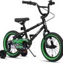 Glerc Kids Bike for Ages 1-8 Years Old, 12-16 Inch BMX Style Kids Bicycle with Training Wheels, Boys Bike for Children and Toddler, Multiple Colors
