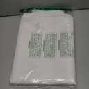 Hiasan White Tablecloth for Rectangle Tables - Waterproof and Spillproof Washable Fabric Table Cloth for Dining Room Kitchen Party, 60 x 102 Inch