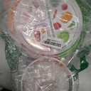 6 Pcs Bariatric Portion Control Set with 3 Bariatric Plates 3 Portion Control Bowls and Stainless Steel Flatwares for Adults Diet Balanced Eating Weight Loss Serving Plans (Colorful)