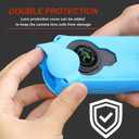 Protective Silicone Case for Insta360 X5, Insta 360 X5 Camera Lens Protector Cover Accessories (Black)