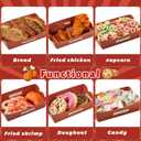 Zhehao 100 Pcs Football Paper Food Trays Football Birthday Party Supplies Disposable Serving Nachos Boats for First Year Down Birthday, Baby Shower, Sport Party, Snacks, Taco, Seafood Plates