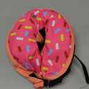 Supet Inflatable Dog Cone Collar Alternative After Surgery, Doggie Neck Donut Collar Recovery ECollar for Post Surgery, Soft Dog Cone for Small Medium Puppies Cats (S(Neck 7"-9.5"))