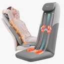 FSA Eligible HSA Approved Shiatsu Back Massager with Hip Massage | Lower Back Massager with Heat for Pain Relief, Full Back, Lumbar & Hip Massage Pad for Office Workers, New Moms & Seniors