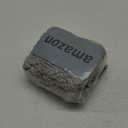 LuxUrux Toilet Rugs U Shaped Washable, Bathroom Toilet Mat, Extra-Soft Plush Bath Bathroom Rug,1'' Chenille Microfiber Material, Super Absorbent Shaggy Machine Wash & Dry (20 x 20 inch, Light Grey)