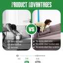 Furniture Sliders,17x99mm Rectangular Table and Chair Leg Sliding Pad for Easy Moving on Carpet Hardwood (16pcs)