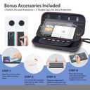 HEATFUN Carrying Case Compatible with Nintendo Switch 2  Waterproof & Shockproof Travel Storage Bag with 12 Game Card Slots, Screen Protectors & Thumb Grip Caps2025 Must-Have Accessory Kit