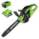 40V 14" Cordless Battery 1.0kW Chainsaw w/ 2.5 Ah Battery & Charger