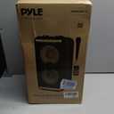 Pyle Bluetooth Speaker & Microphone System - Portable Stereo Karaoke Speaker with Wired Mic, Built-in LED Party Lights, MP3/USB, FM Radio (6.5 Subwoofers, 500 Watt MAX) (PPHP266B.5)