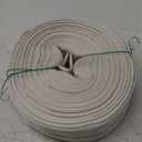 Backwash Hose 1-1/2"ID x 100ft Swimming Pool Discharge Hose Heavy Duty PVC Water Hose With 2 Clamps General Purpose Lay-Flat Pump Drain Pipe for Water Transfer Applications, White