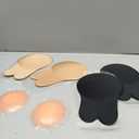 Pair of 2 Summer Sticky Bra, Backless Strapless Bra Push Up, Adhesive Invisible Lift Up Bras