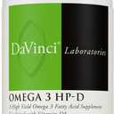 DAVINCI Labs Omega 3 HP-D, 120 Softgels (EXP 11/18/26)