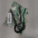 6 Inch Heavy Duty Black Screw Eyes Hooks, 700LBS Breaking Strength, 4PCS Self Tapping Eyelet Screw Eye Bolts, Screw in Eye Hooks for Wood Securing Cables Wire, Heavy Indoor & Outdoor Uses