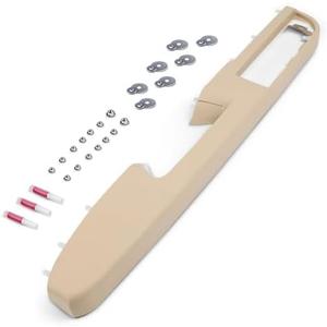 80995 Front Left Driver Side Armrest Repair Kit Fit for Chevy Silverado Suburban Tahoe Avalanche For GMC Sierra Yukon 2010-2014 Door Panel with Release Handle Above Armrest 27In - Tan - GM# 84127282