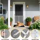 Screen Door Protector, Adjustable RV Screen Door Guard 24Inch High - Fits Door Widths 30" - 36", Easy-to-Install, Entry Protector for Pet Protection