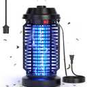 YISSVIC Bug Zapper Outdoor Indoor Waterproof Electric Mosquito Lamp Fly Zapper Killer Effective 4200V Plug in for Home Patio Office Courtyard