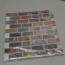 Art3d 10-Piece Peel & Stick Vinyl Kitchen/Bathroom Backsplash Tiles, 12" X 12" Colorful Marble Tile Design