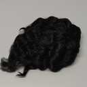 Isaic Ponytail Extension 8 Inch Short Wavy Curly Ponytails Drawstring Ponytail for Black Women Jet Black Pony Tails Hair Extensions Synthetic Hairpiece for Daily Use