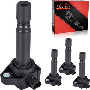 FAERSI Ignition Coils Pack 4 Set Replacement for 2006 2007 2008 2009 2010 2011 Honda Civic L4 1.8L, UF582 C1580 5C16371788393 RNAA01 IC662