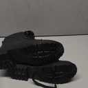 Rominz White Snow Boots for Women Black Winter Ankle Bootie with Warm Faux Fur Lining & Zipper Non-Slip Waterproof Boot (Black, US 7.5)