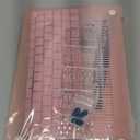 CISSOOK Baby Pink Case for MacBook Air 13 Inch A2337 M1 A2179 A1932 2021-2018 Release, Plastic Chalk Pink Hard Shell Cover with Keyboard Cover & Screen Protector for MacBook Air 13 with Touch ID 2021