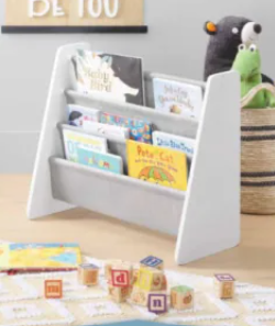 Whitmor Kids Bookshelf and Toy Storage - Toy Organizer with Book Shelf