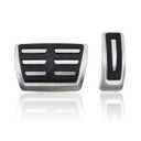 MYMOCCY Foot Brake Gas Accelerator Pedal Cover Compatible for Audi A4 B9 A5 A6 (C8) A7 Q5 Q7 Q8 20192024, Compatible for Cayenne 20202024 Accessories Foot Pad No Drill