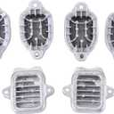 Zcargel 6Pcs Yellow DRL Angel Eyes Headlight LED Modules for BMW 3-Series F30 F31 F35 F80 2015 2016 2017 2018 2019 LED Headlight Module 63117419610 63117419615 DRL Boards Stabilizer