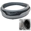 MDS65736915 Washer Door Boot Seal, Front Load Washer Door Gasket Replacement Compatible with WM3400CW WM3500CW WM3600HWA WM3700HWA WM3700HVA, Replaces 4964148 AP6983043 PS12748962