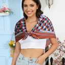 3 x AWAYTR 35 Satin Head Scarves Women Like Silk Scarf Hair Bandanas Women Matte Neck Scarf Head Wrap Hair Headscarf