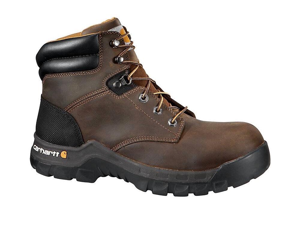 Carhartt Women's 6" Rugged Flex Work Boot Composite Toe Brown, 8.5 M