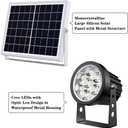 Solar Flag Pole Light, Flagpole Light Solar Powered Outdoor Bright LED 6000K Dusk to Dawn IP65 Waterproof with Bracket Clamp Fits 1.4-3 Pole Mount and Stakes for Ground Wall Mounting