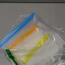 IDEATECH 20Pack Reusable Bags Dishwasher Safe, Leakproof Reusable Freezer Bags, BPA Free Healthy Food Storage Contaizers Sandwich Snack Baggies for Lunch Travel(8 Gallon 6 Quart 6 Snack,Colored) (Multicolor)