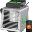 Kiroto 1500w Greenhouse Heater,with APP Remote Control, Portable Outdoor Winter Heater With Thermostat For Plants Vegetables Flowers,Smart Electric Safe Heater for Green house,Grow Tents,Garage