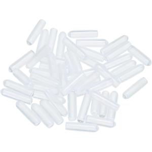 uxcell 50pcs Rubber End Caps 3mm(1/8 inch) ID Vinyl PVC Round Tube Bolt Cap Cover Screw Thread Protectors Clear