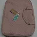 BAGSMART Large Toiletry Bag Travel Bag with Hanging Hook, Water-resistant Makeup Cosmetic Bag Travel Organizer for Accessories, Shampoo, Full Sized Container, Toiletries (Baby Pink)