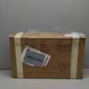 Badger Basket Wooden Toy Doll Bed with Storage, Mobile, and Bedding - Includes Wheels and Free Personalization Kit to Pretend and Play - White with Pink Chevron Fabric